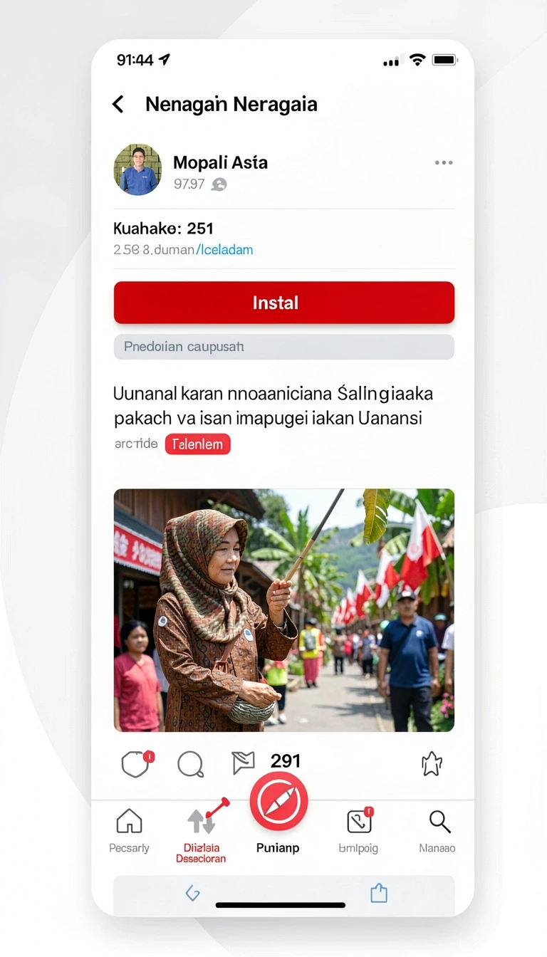 Tampilan utama aplikasi images App APK Terbaru yang intuitif dan efisien.
